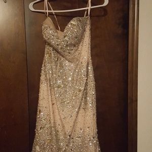 Beaded prom dress